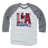 Mens Baseball T-Shirt Heather Gray / Ash