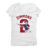 Womens Women's V-Neck White